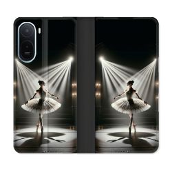 Housse Cuir Portefeuille Pour Xiaomi Redmi A7 Pro Danseuse Lumière