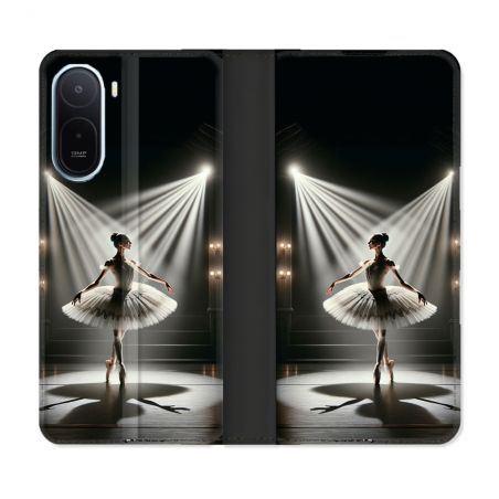 Housse Cuir Portefeuille Pour Xiaomi Redmi A7 Pro Danseuse Lumière