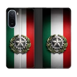 Housse Cuir Portefeuille Pour Xiaomi Redmi A7 Pro Voyage Drapeau Italie