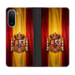 Housse Cuir Portefeuille Pour Xiaomi Redmi A7 Pro Voyage Drapeau Espagne