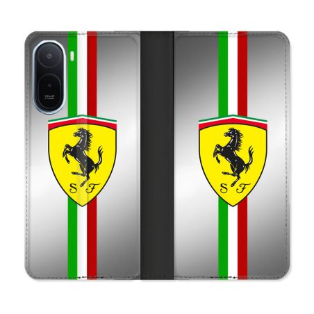 Housse Cuir Portefeuille Pour Xiaomi Redmi A7 Pro Ferrari Ligne