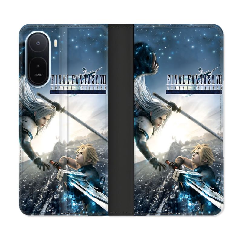 Housse Cuir Portefeuille Pour Xiaomi Redmi A7 Pro Final Fantaisy