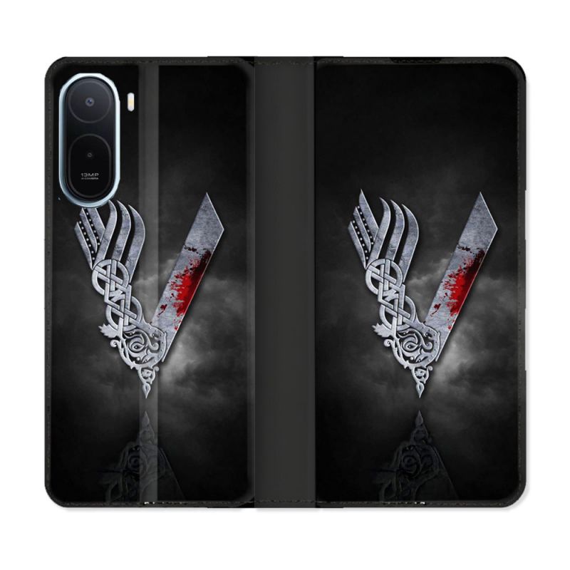 Housse Cuir Portefeuille Pour Xiaomi Redmi A7 Pro Viking