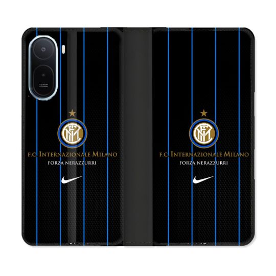 Housse Cuir Portefeuille Pour Xiaomi Redmi A7 Pro Foot Inter Milan