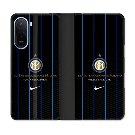 Housse Cuir Portefeuille Pour Xiaomi Redmi A7 Pro Foot Inter Milan