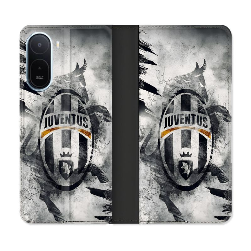 Housse Cuir Portefeuille Pour Xiaomi Redmi A7 Pro Foot Juventus Turin