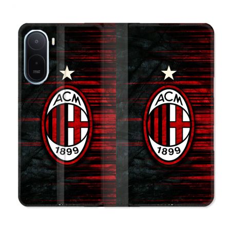 Housse Cuir Portefeuille Pour Xiaomi Redmi A7 Pro Foot Milan AC