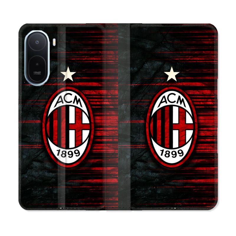 Housse Cuir Portefeuille Pour Xiaomi Redmi A7 Pro Foot Milan AC