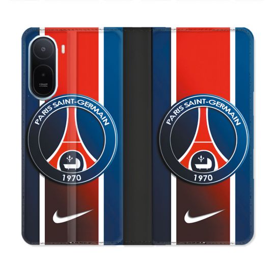 Housse Cuir Portefeuille Pour Xiaomi Redmi A7 Pro Foot PSG 1970