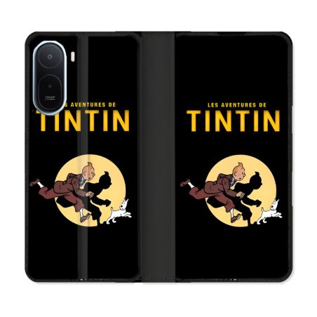 Housse Cuir Portefeuille Pour Xiaomi Redmi A7 Pro Tintin Classique