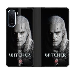 Housse Cuir Portefeuille Pour Xiaomi Redmi A7 Pro The Witcher Noir