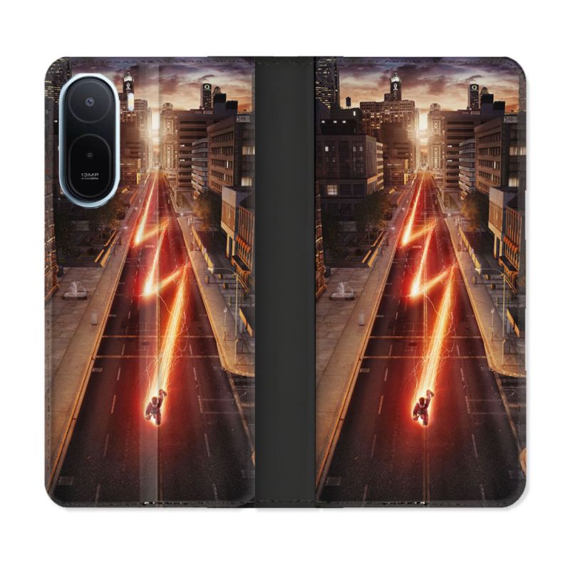 Housse Cuir Portefeuille Pour Xiaomi Redmi A7 Pro The Flash City
