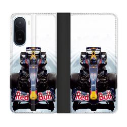 Housse Cuir Portefeuille Pour Xiaomi Redmi A7 Pro Formule 1 F1 Red Bull