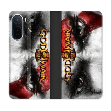 Housse Cuir Portefeuille Pour Xiaomi Redmi A7 Pro God Of War GOW