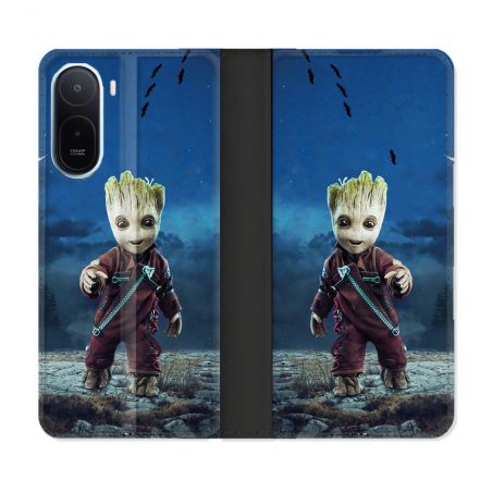 Housse Cuir Portefeuille Pour Xiaomi Redmi A7 Pro Groot Bleu