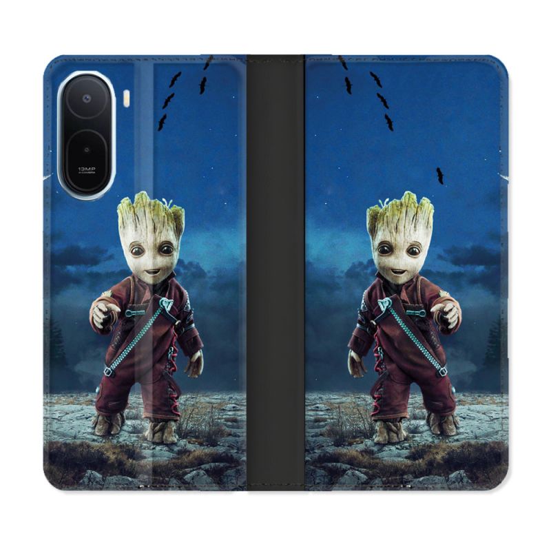 Housse Cuir Portefeuille Pour Xiaomi Redmi A7 Pro Groot Bleu