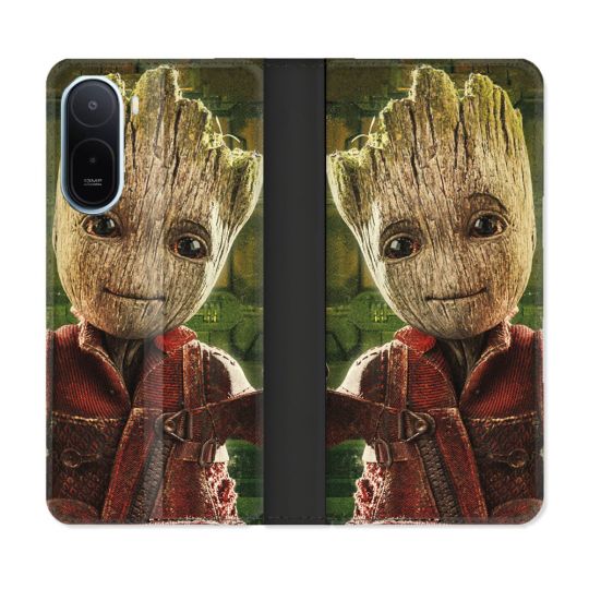 Housse Cuir Portefeuille Pour Xiaomi Redmi A7 Pro Groot Vert