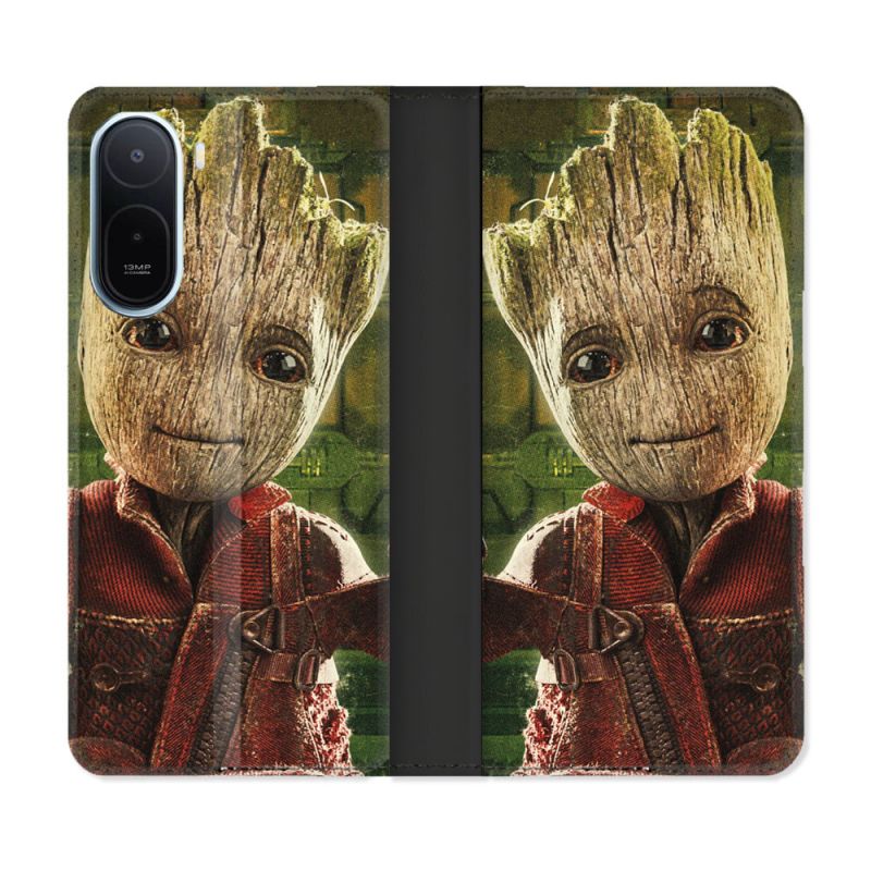 Housse Cuir Portefeuille Pour Xiaomi Redmi A7 Pro Groot Vert