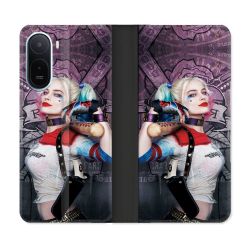 Housse Cuir Portefeuille Pour Xiaomi Redmi A7 Pro Harley Quinn Batte