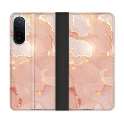 Housse Cuir Portefeuille Pour Xiaomi Redmi A7 Pro Texture Marbre Rose
