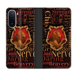 Housse Cuir Portefeuille Pour Xiaomi Redmi A7 Pro Harry Potter Griffondor