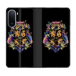 Housse Cuir Portefeuille Pour Xiaomi Redmi A7 Pro Harry Potter Hogwarts