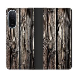 Housse Cuir Portefeuille Pour Xiaomi Redmi A7 Pro Texture Bois