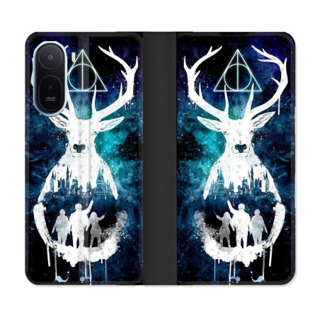 Housse Cuir Portefeuille Pour Xiaomi Redmi A7 Pro Harry Potter Patronome