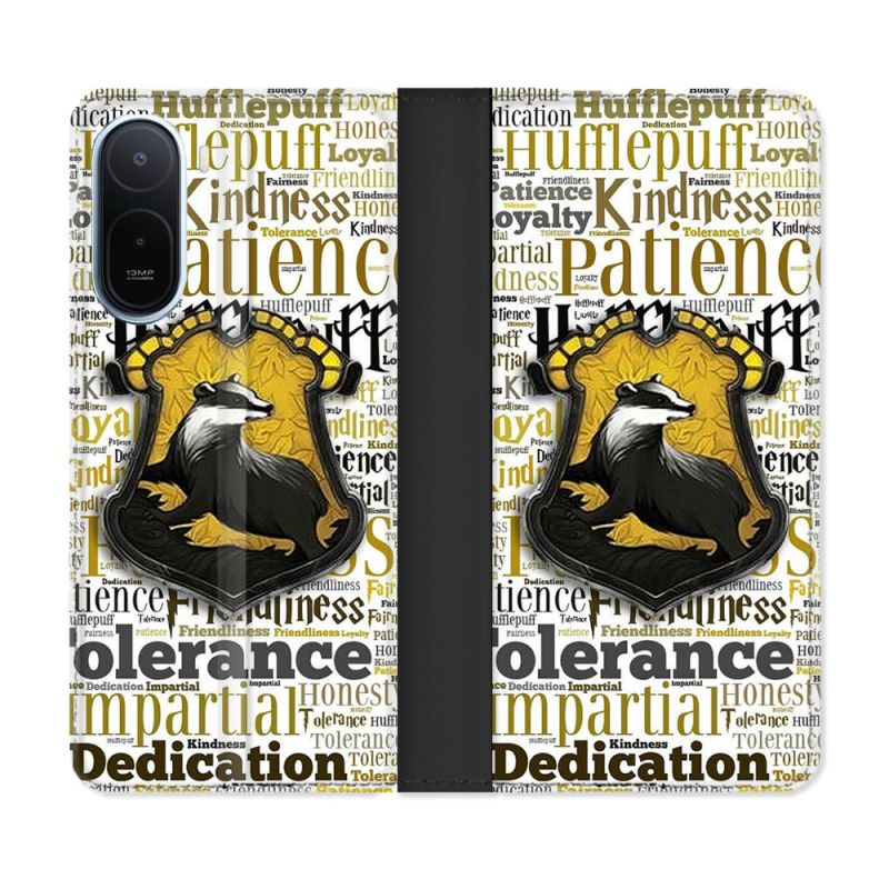 Housse Cuir Portefeuille Pour Xiaomi Redmi A7 Pro Harry Potter Poursouffle
