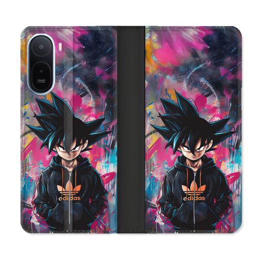 Housse Cuir Portefeuille Pour Xiaomi Redmi A7 Pro Street Art Sangoku