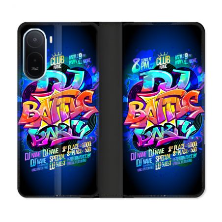 Housse Cuir Portefeuille Pour Xiaomi Redmi A7 Pro Street Art Rap