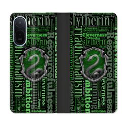 Housse Cuir Portefeuille Pour Xiaomi Redmi A7 Pro Harry Potter Serpentar