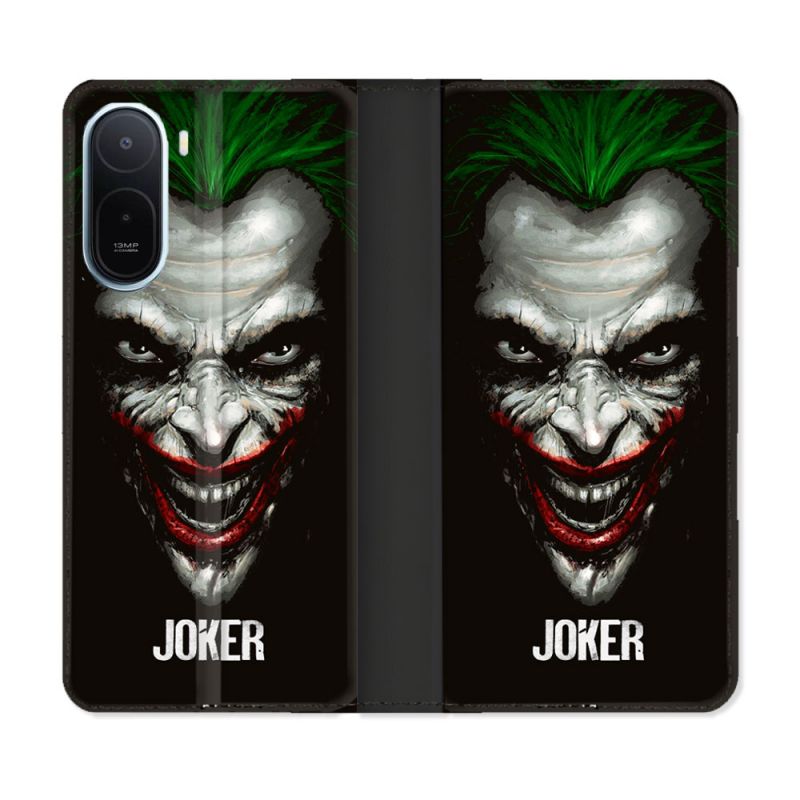 Housse Cuir Portefeuille Pour Xiaomi Redmi A7 Pro Joker Noir