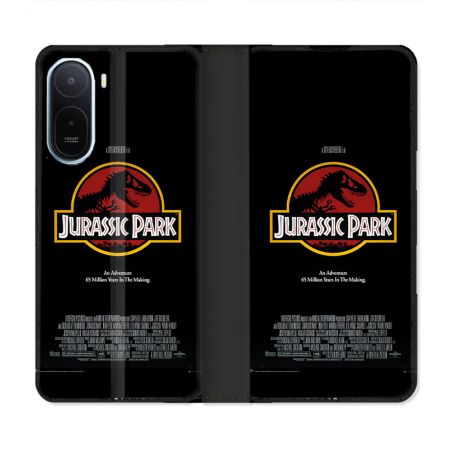 Housse Cuir Portefeuille Pour Xiaomi Redmi A7 Pro Jurassic Park Affiche