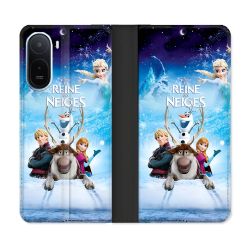 Housse Cuir Portefeuille Pour Xiaomi Redmi A7 Pro La Reine Des Neiges