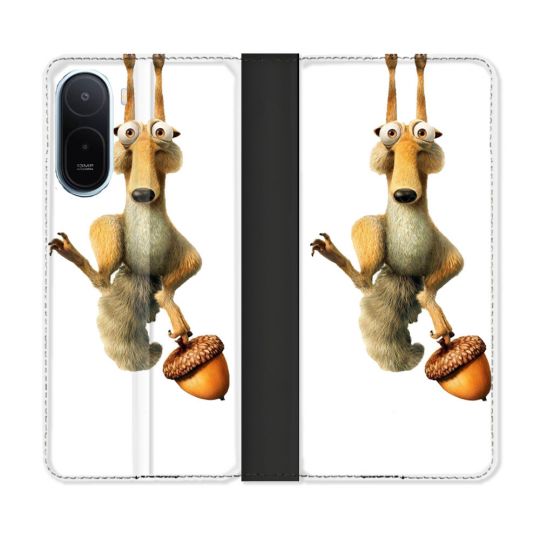 Housse Cuir Portefeuille Pour Xiaomi Redmi A7 Pro L'âge de Glace Scratch Suspendu