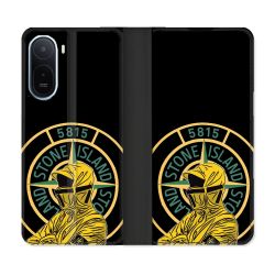 Housse Cuir Portefeuille Pour Xiaomi Redmi A7 Pro Stone Island Color