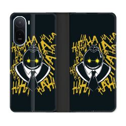 Housse Cuir Portefeuille Pour Xiaomi Redmi A7 Pro Manga Assassination Classroom Kuro Noir