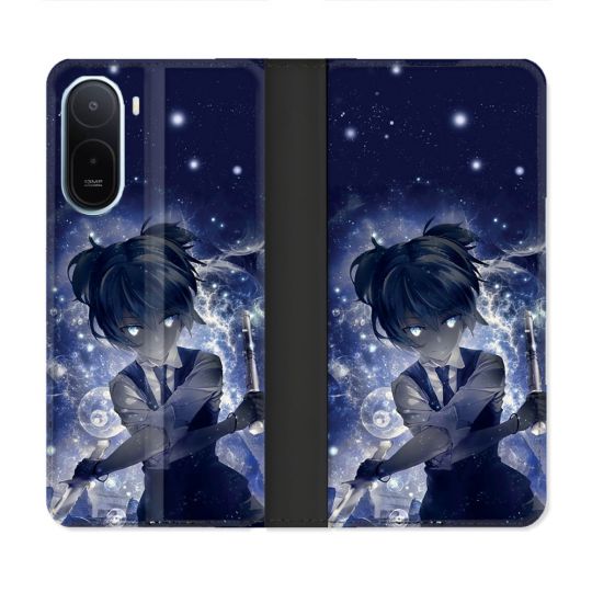 Housse Cuir Portefeuille Pour Xiaomi Redmi A7 Pro Manga Assassination Classroom Nagisa