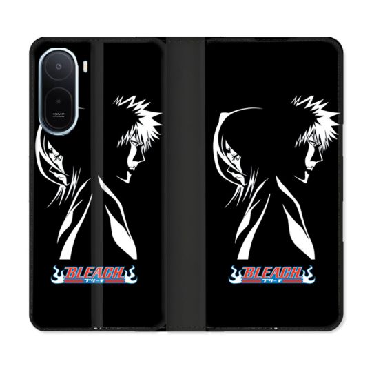 Housse Cuir Portefeuille Pour Xiaomi Redmi A7 Pro Manga Bleach Duo