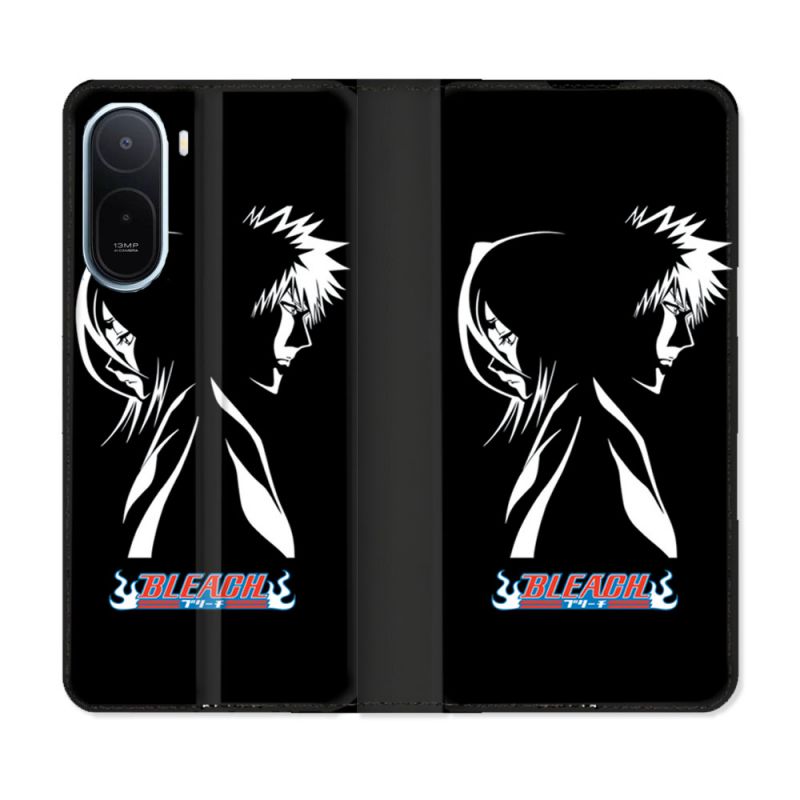 Housse Cuir Portefeuille Pour Xiaomi Redmi A7 Pro Manga Bleach Duo