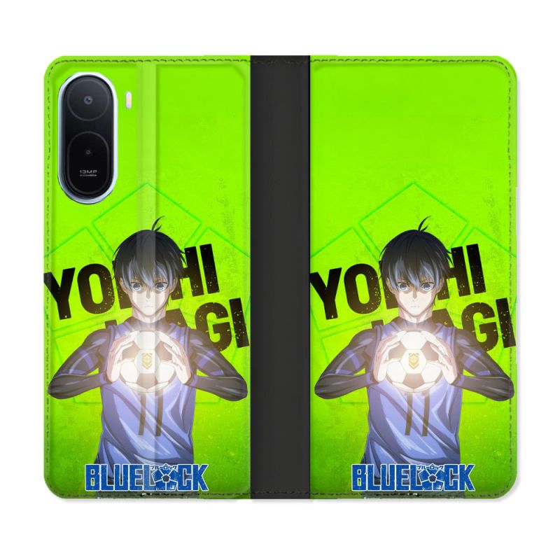 Housse Cuir Portefeuille Pour Xiaomi Redmi A7 Pro Manga Blue Lock Yoichi Isagi
