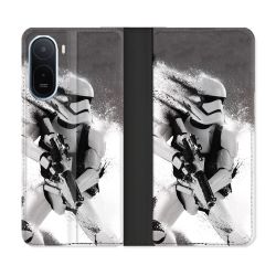 Housse Cuir Portefeuille Pour Xiaomi Redmi A7 Pro Star Wars - Trooper