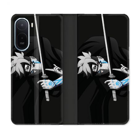 Housse Cuir Portefeuille Pour Xiaomi Redmi A7 Pro Manga Boruto Epée