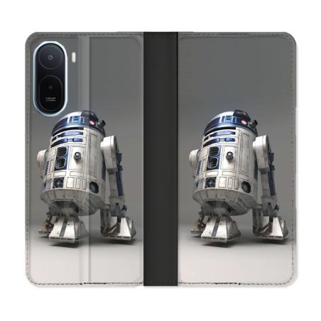 Housse Cuir Portefeuille Pour Xiaomi Redmi A7 Pro Star Wars - R2D2