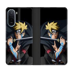 Housse Cuir Portefeuille Pour Xiaomi Redmi A7 Pro Manga Boruto Tatouage