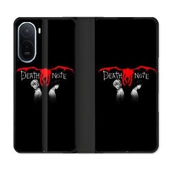 Housse Cuir Portefeuille Pour Xiaomi Redmi A7 Pro Manga Death Note Noir