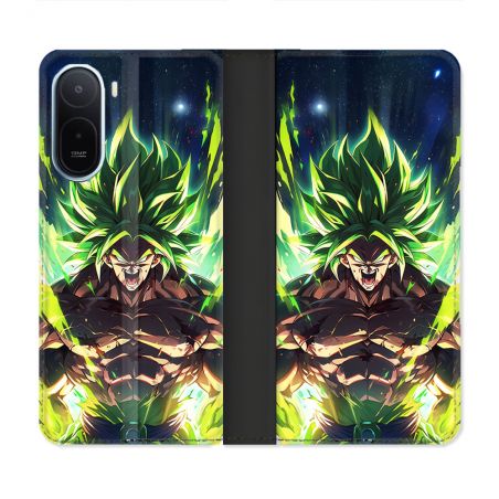 Housse Cuir Portefeuille Pour Xiaomi Redmi A7 Pro Manga Dragon Ball Broly