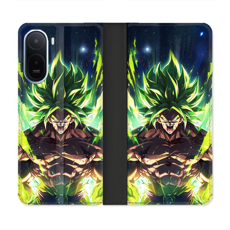 Housse Cuir Portefeuille Pour Xiaomi Redmi A7 Pro Manga Dragon Ball Broly