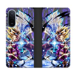 Housse Cuir Portefeuille Pour Xiaomi Redmi A7 Pro Manga Dragon Ball Sangohan Duo